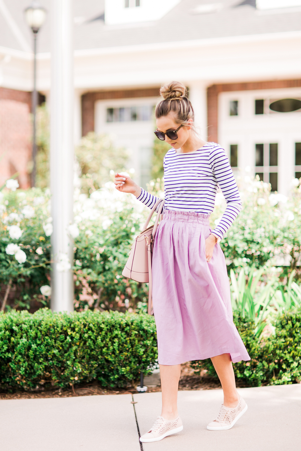 Merrick's Art Lilac Paper Bag Skirt