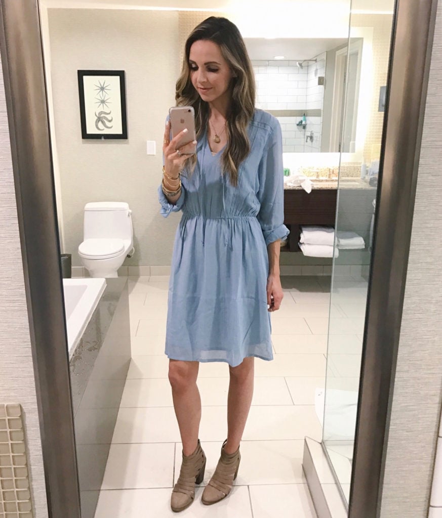 Merrick's Art Dusty Blue Dress