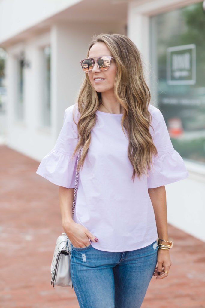 Merrick's Art J.Crew Bell Sleeve Top