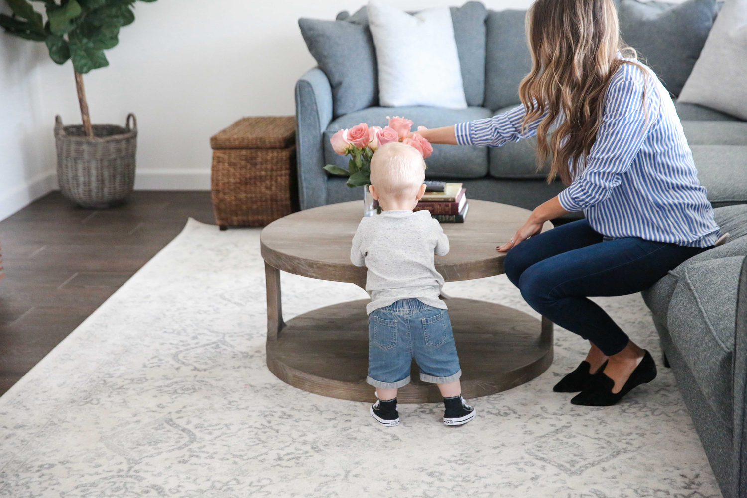 Merrick's Art Round Coffee Table