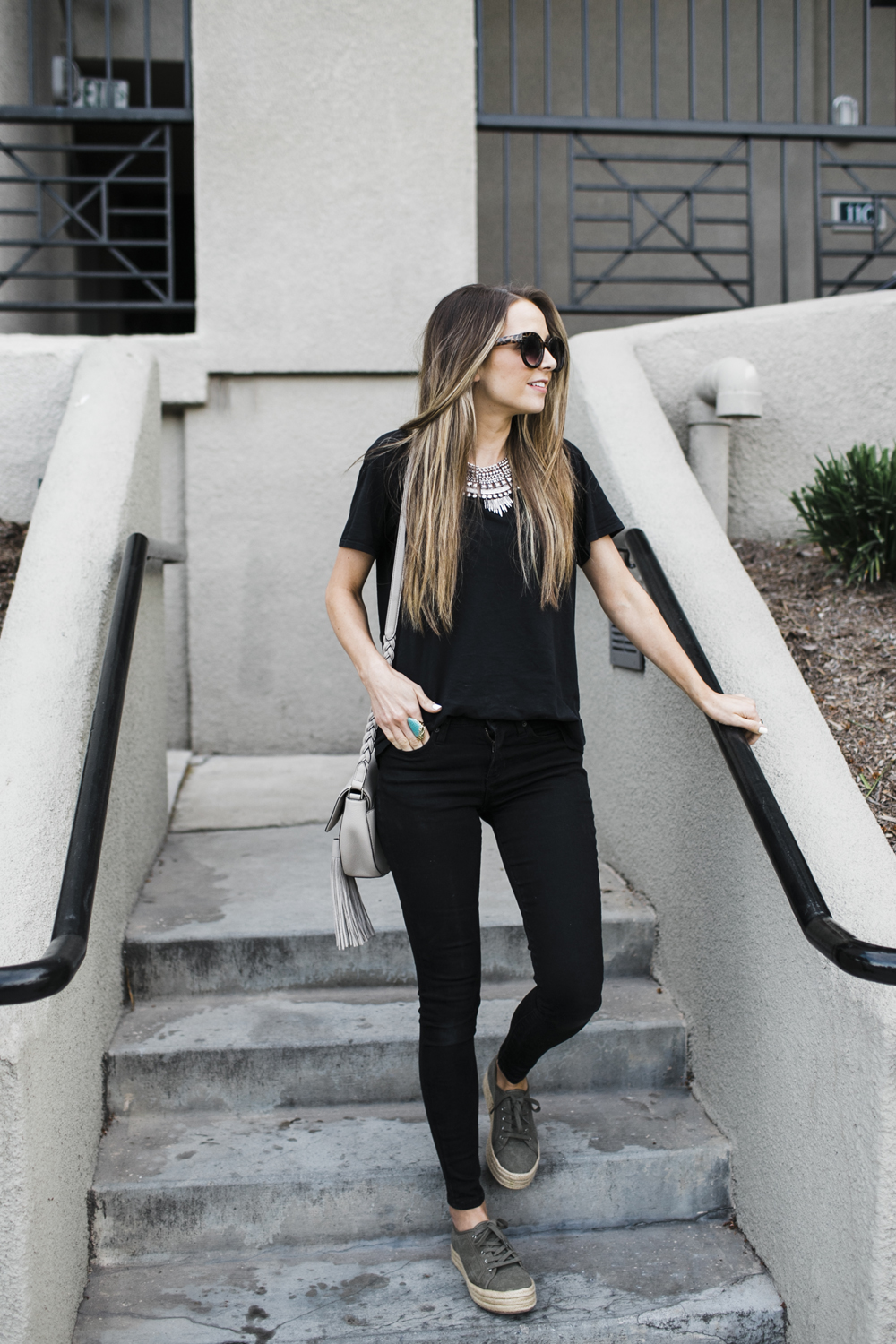 Merrick's Art | All Black with a Statement Necklace