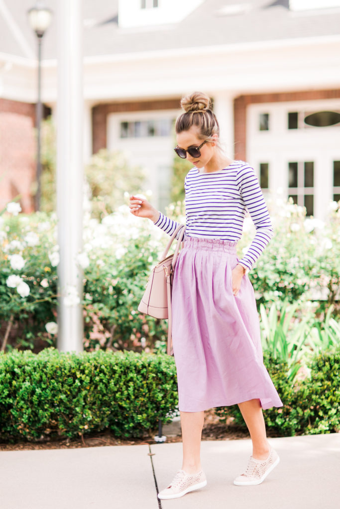 how to style a midi skirt