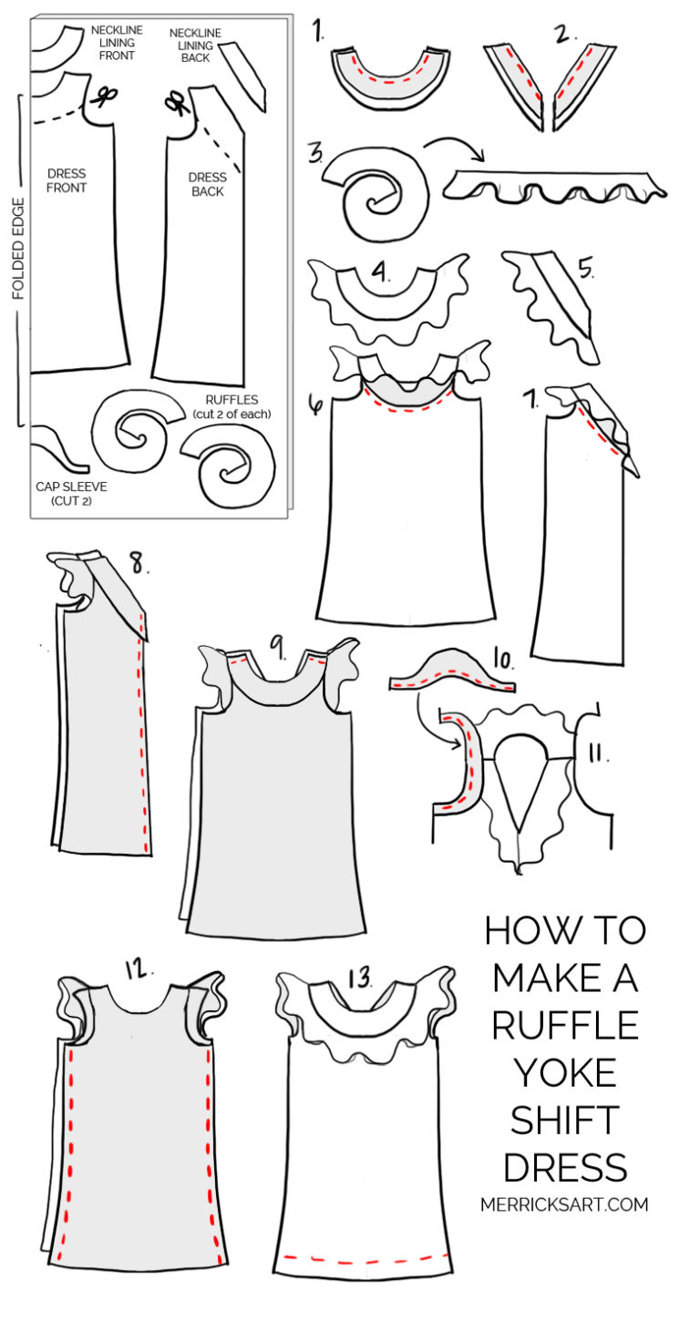 Ruffle Yoke Summer Dress + A Giveaway! Merrick's Art