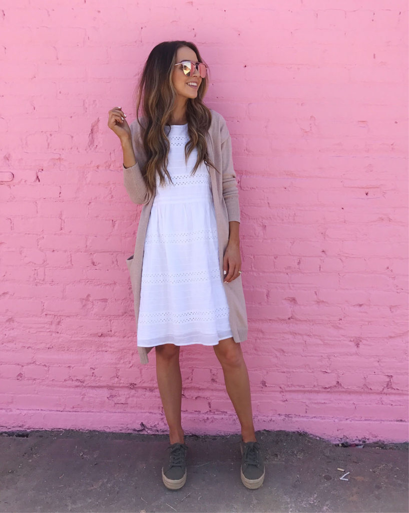 Merrick's Art White Eyelet Dress