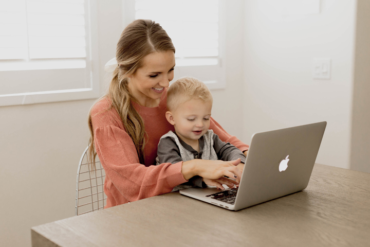 working from home