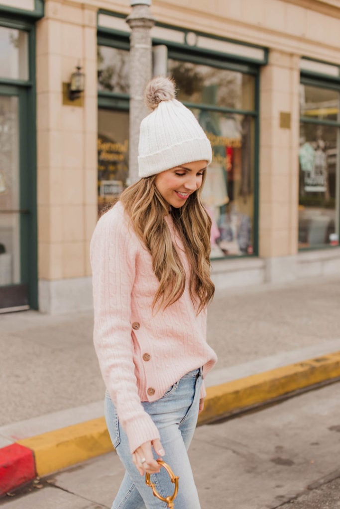 a cozy soft sweater for spring
