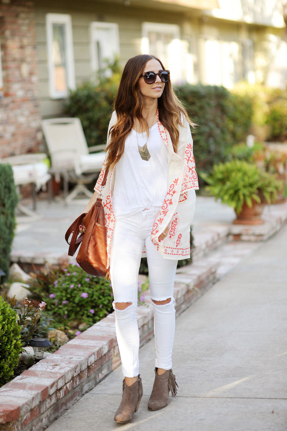 white on white
