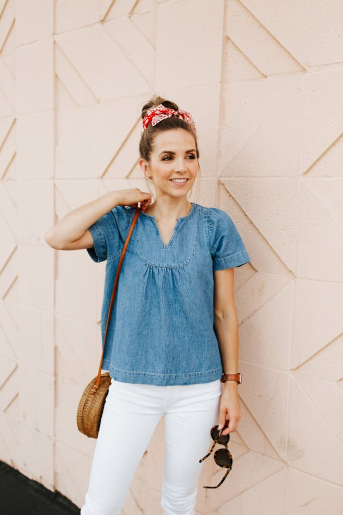 red bandana for the fourth of july