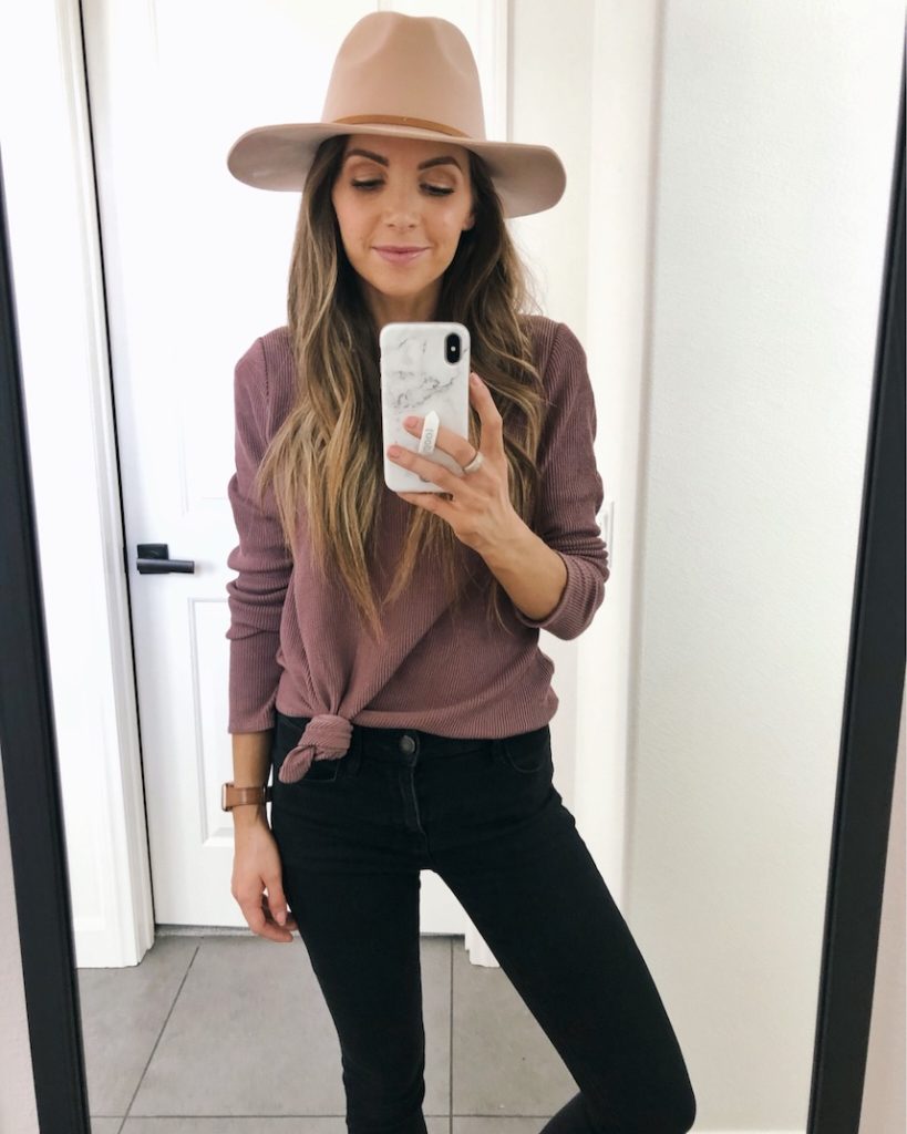 Loving this knotted top that's under $40!