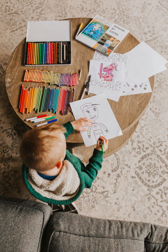 How to Make A Kids Art Book (And Get Rid of the Millions of Papers in