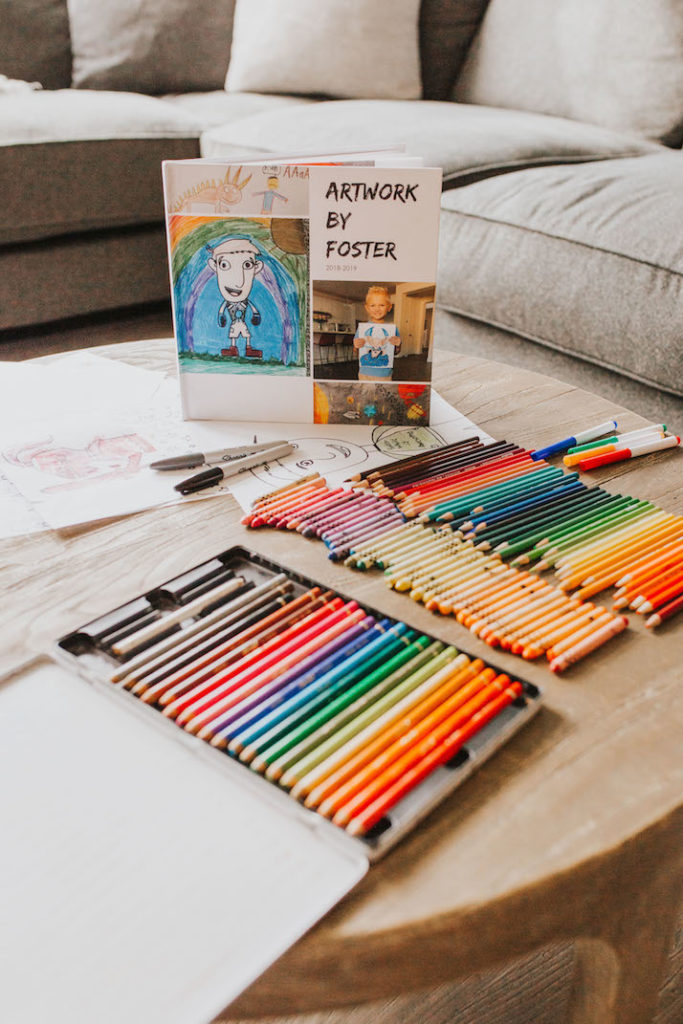 How to Make A Kids Art Book (And Get Rid of the Millions of Papers in