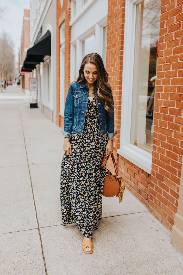 merricksart floral maxi dress from walmart