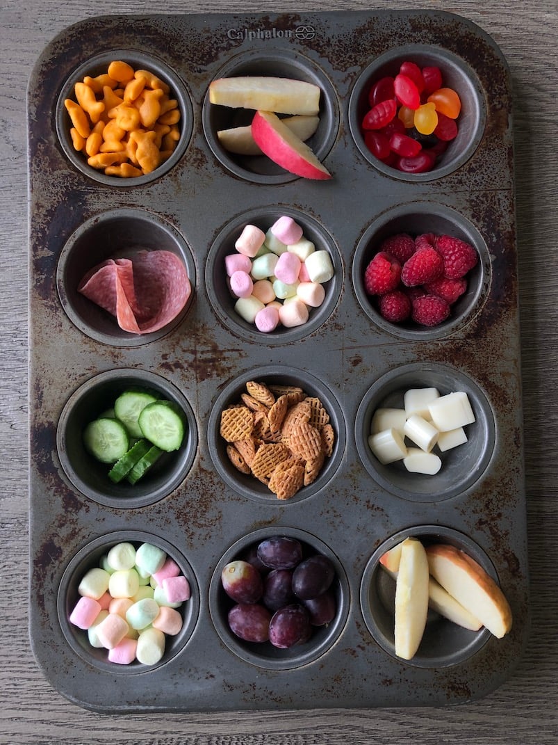 Muffin Tin Snack Trays For Kids (+LOTS of Ideas to Try!) • One