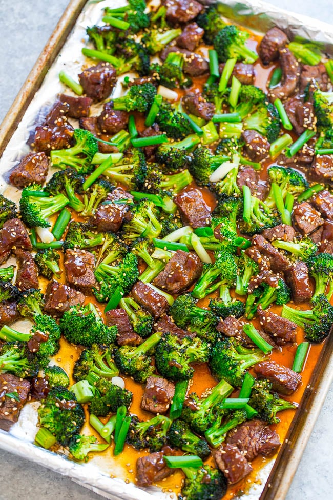 beef and broccoli weekly dinner menu