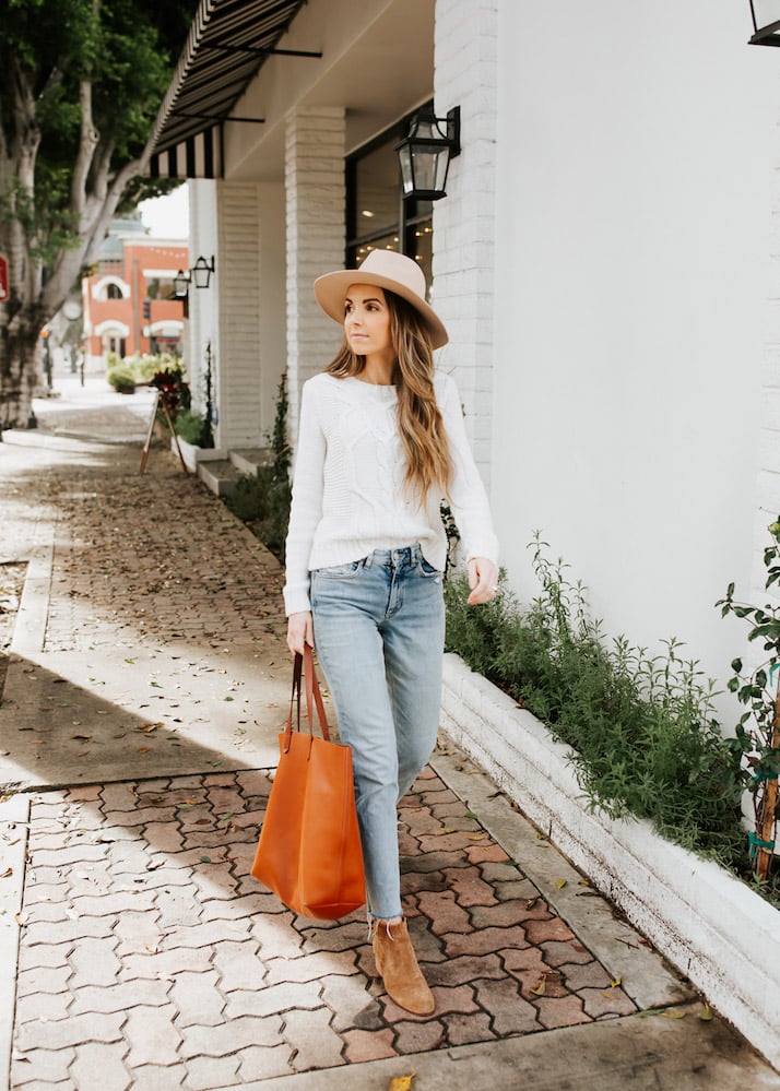 jeans and sweater outfit