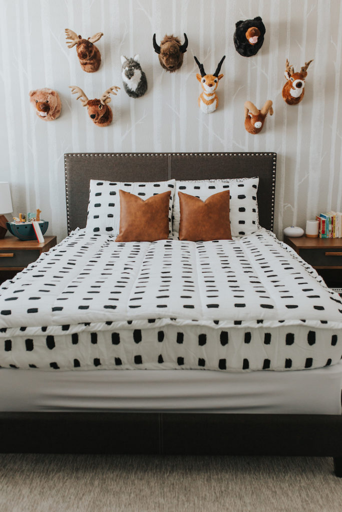 woodland theme bedding
