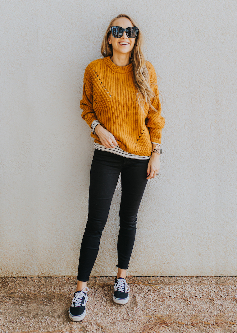 an easy fall outfit