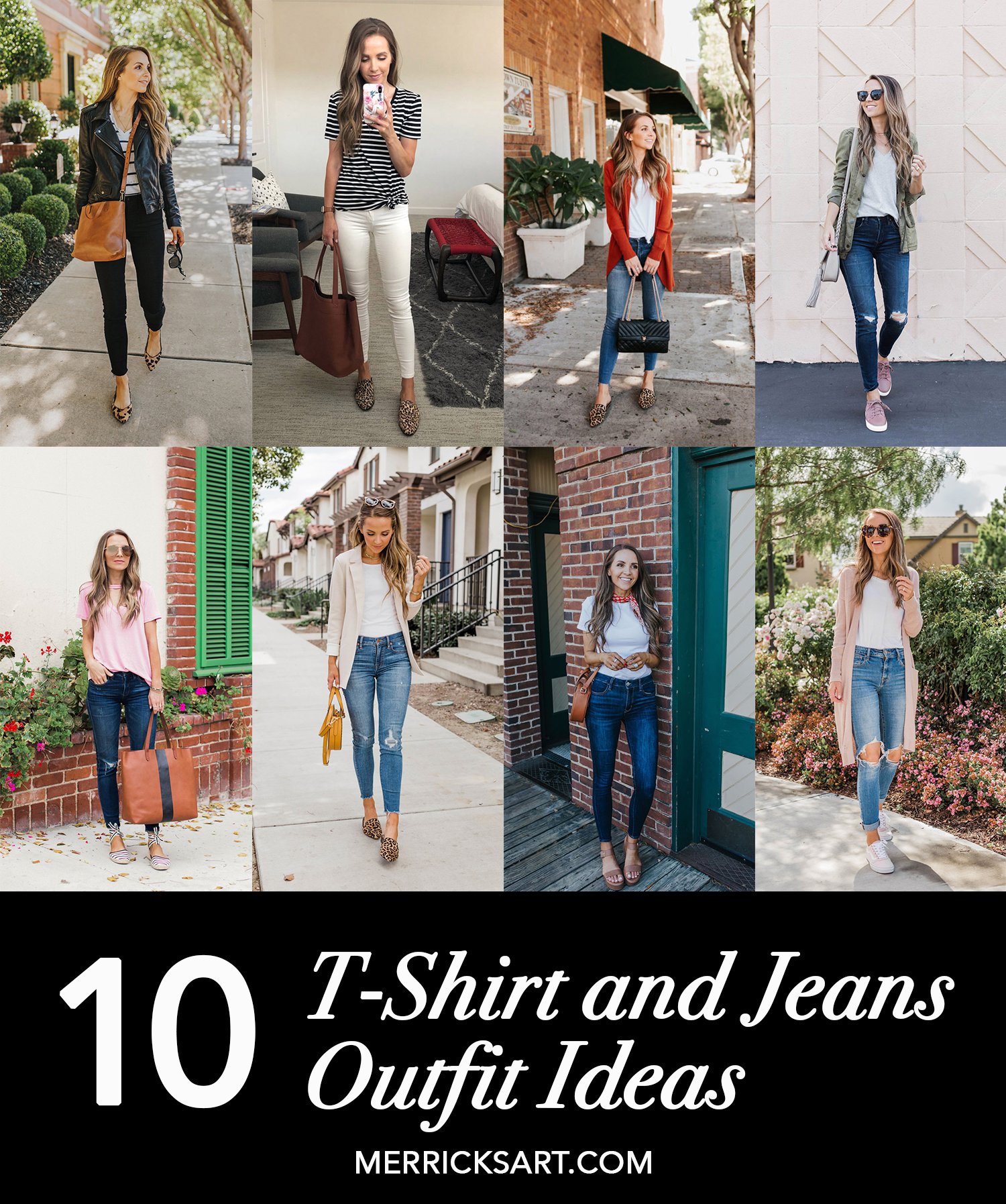 10 Cute TShirt and Jeans Outfit Ideas Merrick's Art