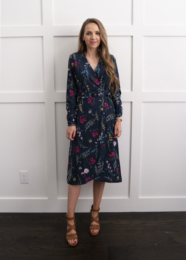 An Easy Sweater Over Dress Spring Outfit Idea - Merrick's Art