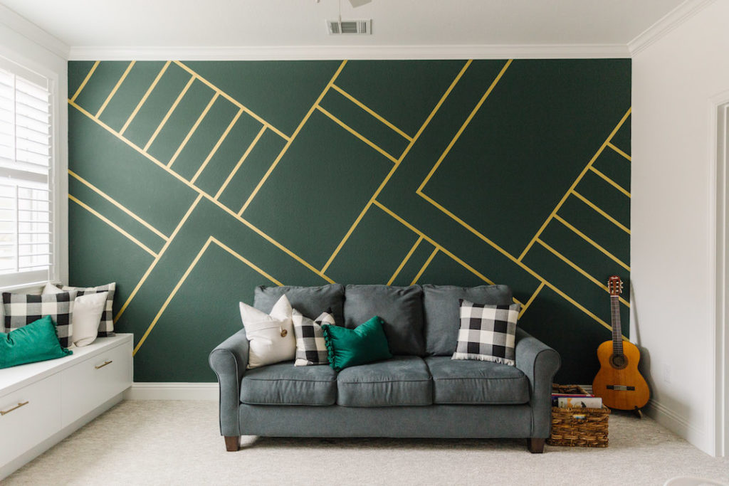 An Easy and Inexpensive Wallpaper Wall Mural Merrick's Art