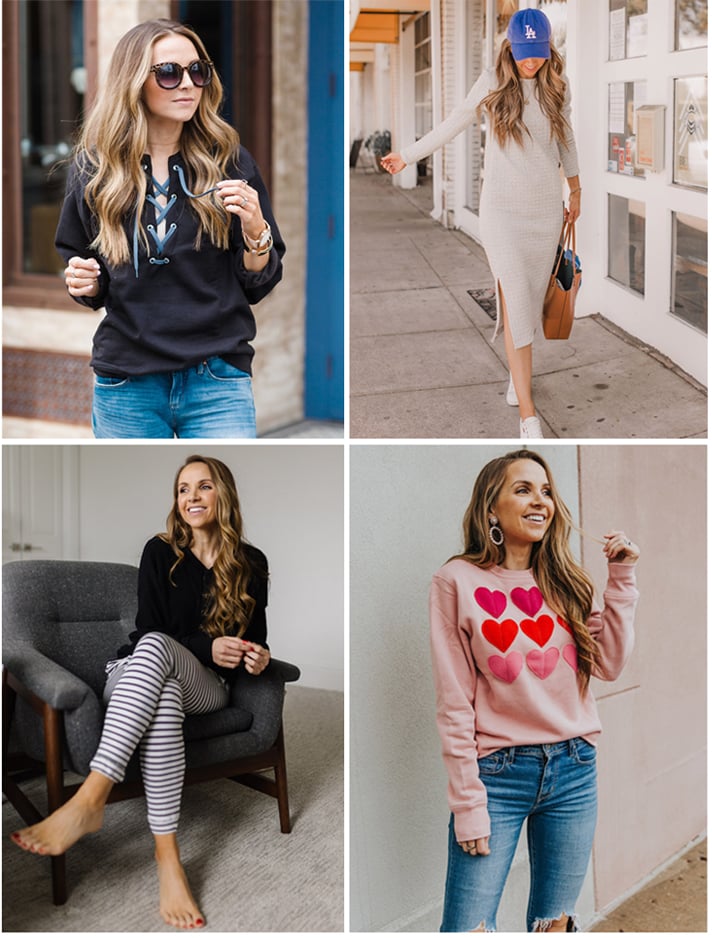 collage of beginner sewing projects