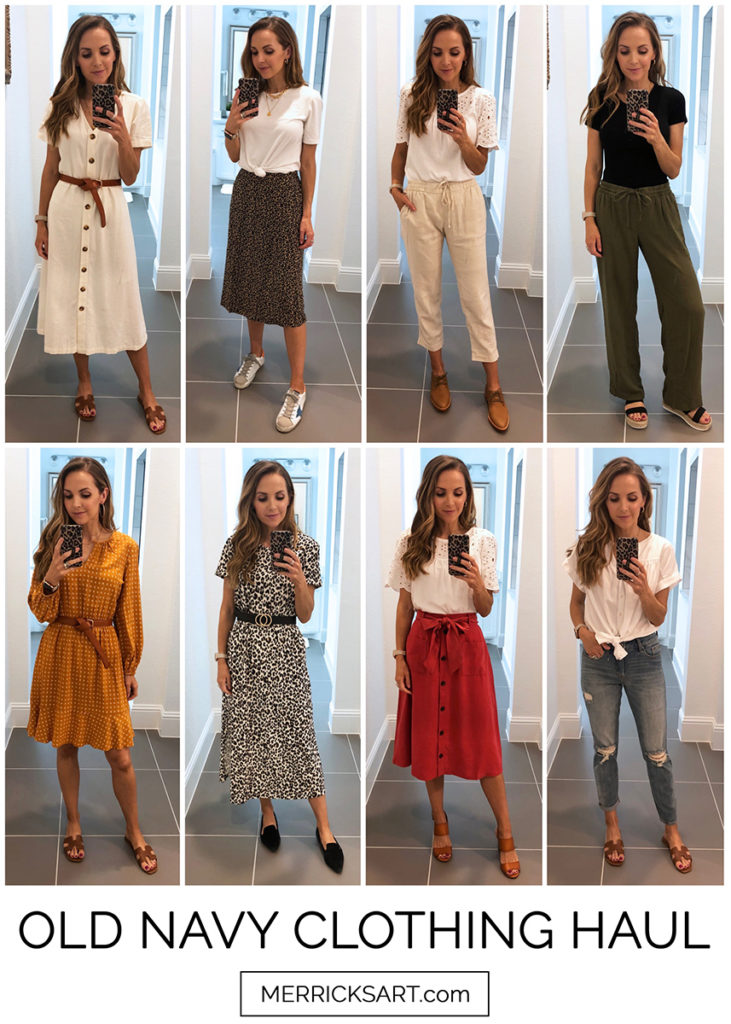 Go Shopping with Merrick Old Navy Clothing Haul Merrick's Art