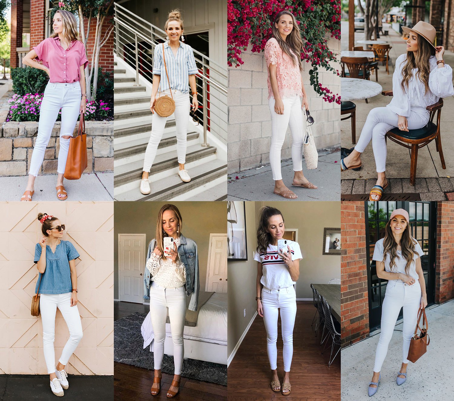 how to style white jeans for summer-header