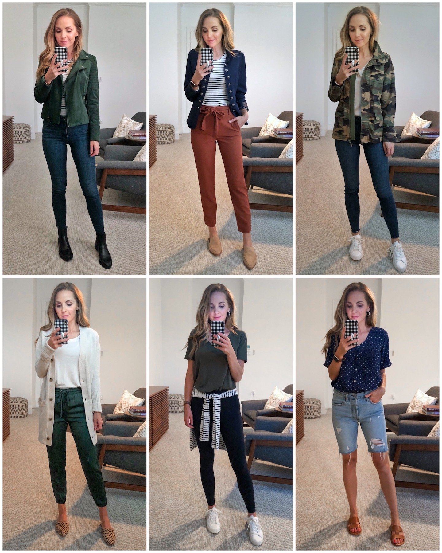collage of nordstrom sale try ons