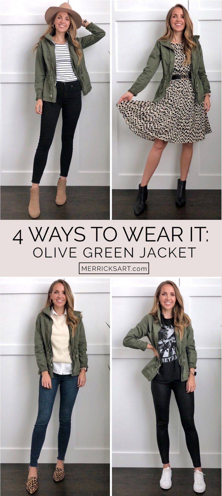 How to Style It Olive Green Jacket Outfits Merrick's Art