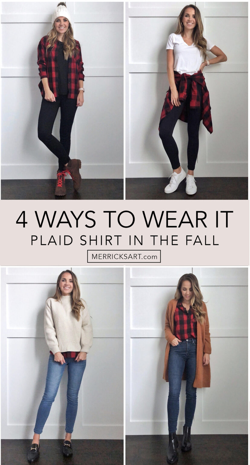 How to Style It Plaid Shirt Outfits Merrick's Art