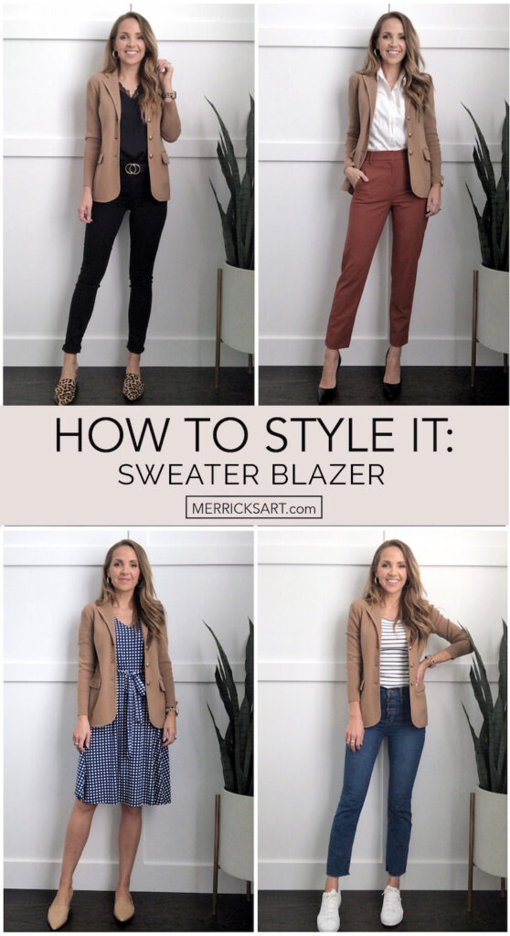 Sweater Blazer 4 Cute Ideas on How to Wear It Merrick's Art