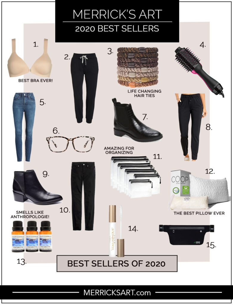 the best sellers from 2020