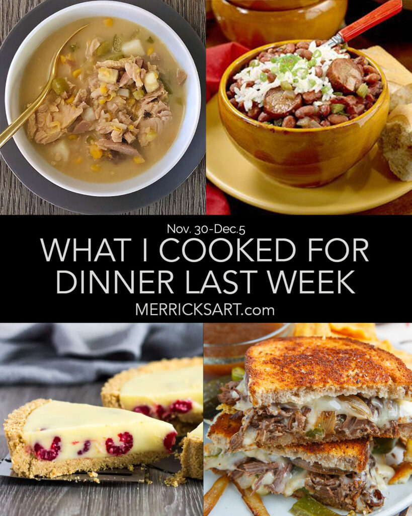 weekly menu December 5th