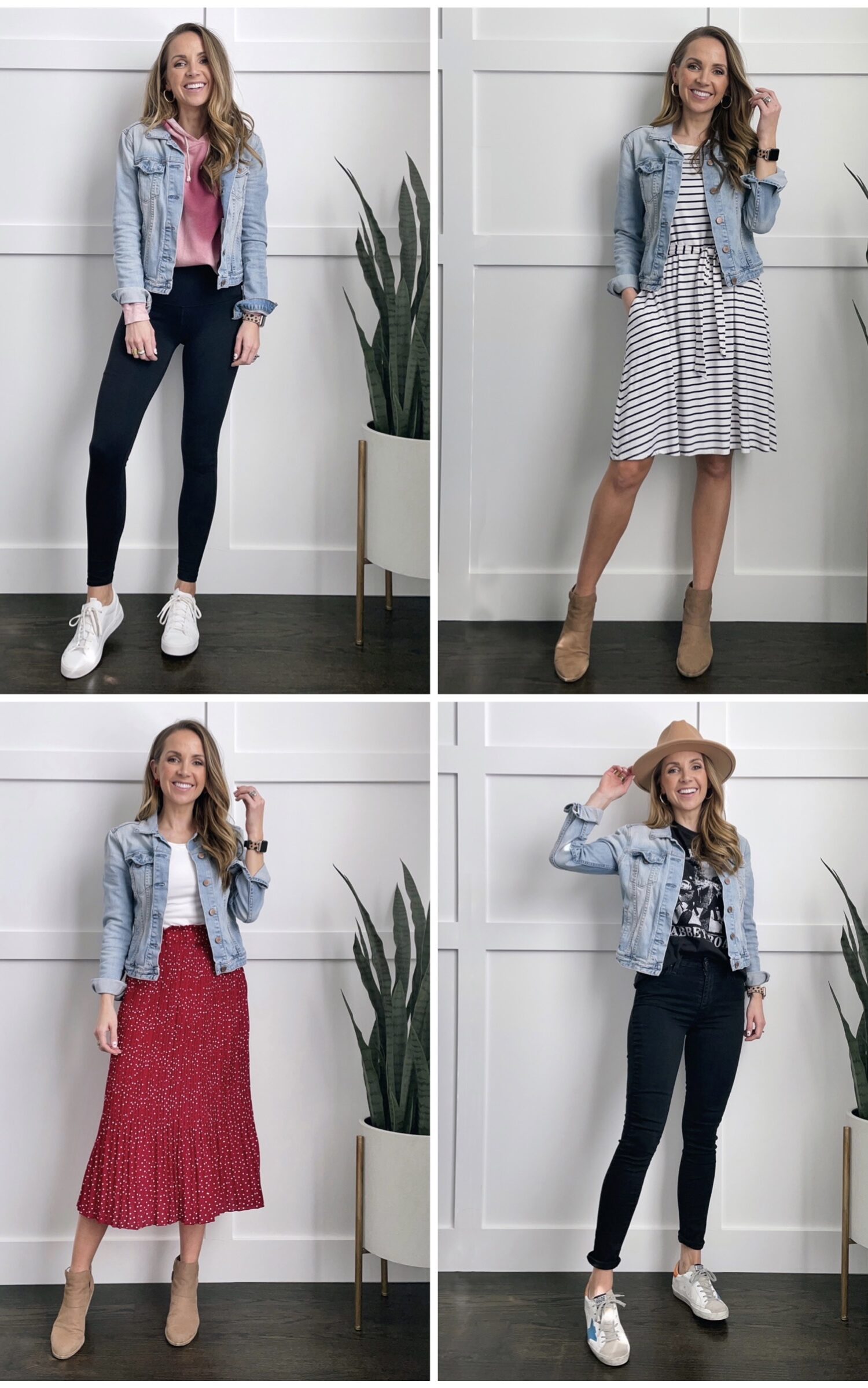 4 ways to wear a denim jacket