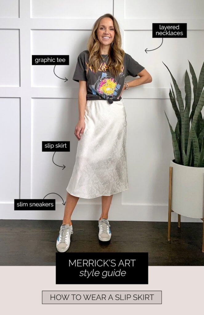 3 Cute Slip Skirt Outfits for Spring Merrick's Art