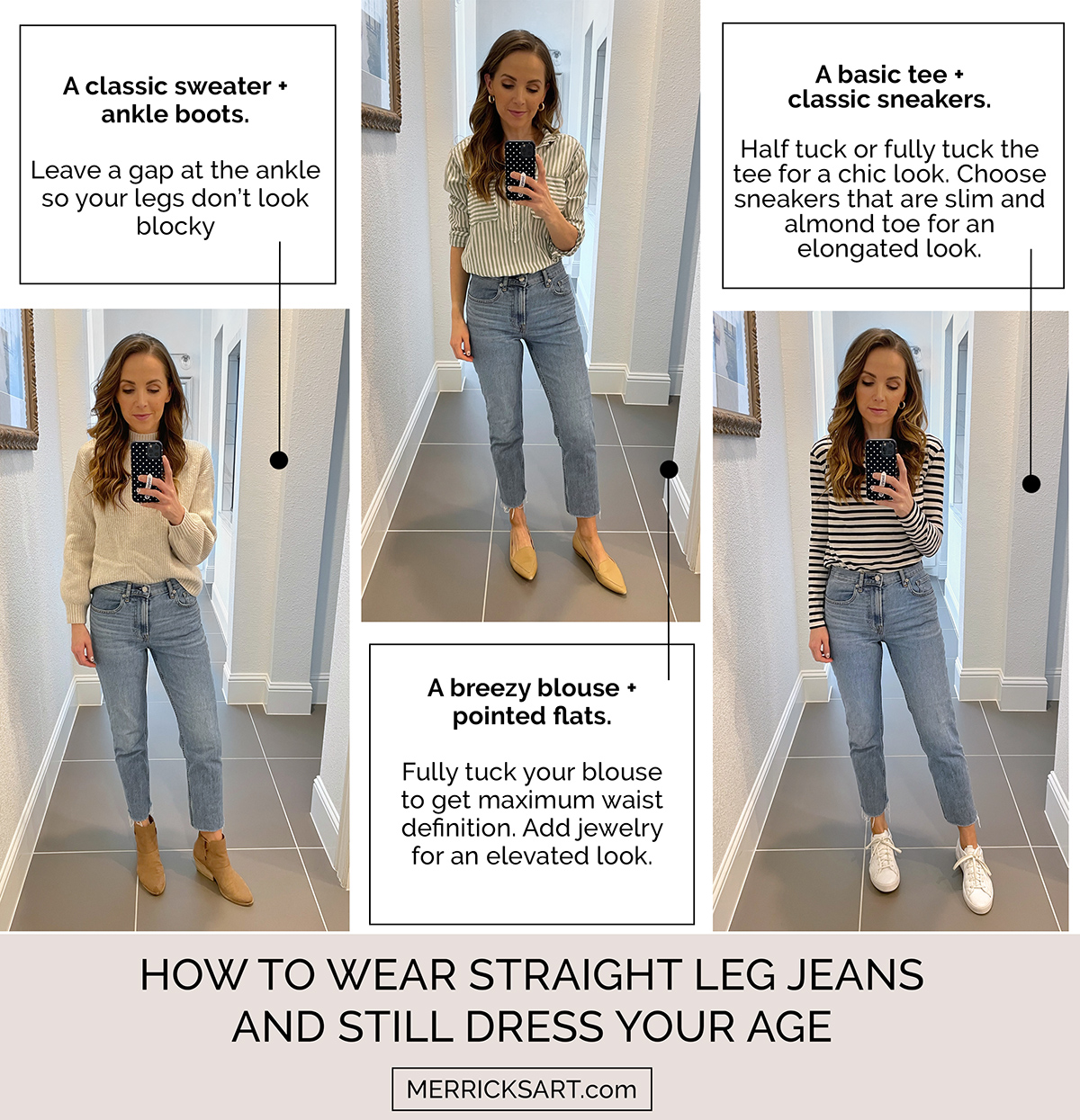 Trendy Tuesday How To Wear Straight Leg Jeans Merrick s Art