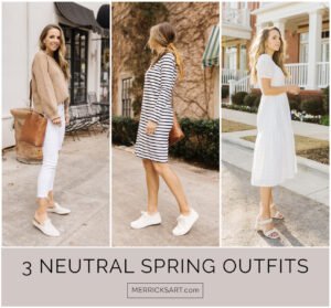 Spring Outfits (3 Transitional Weather Looks) - Merrick's Art
