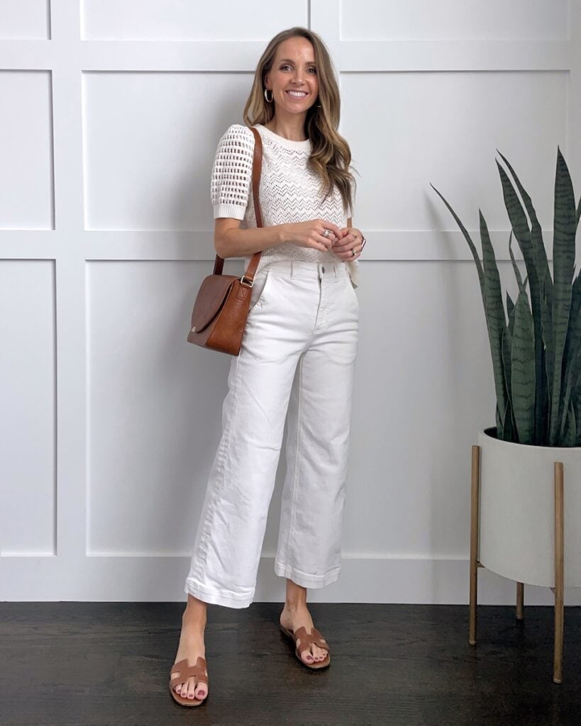 white pants for summer