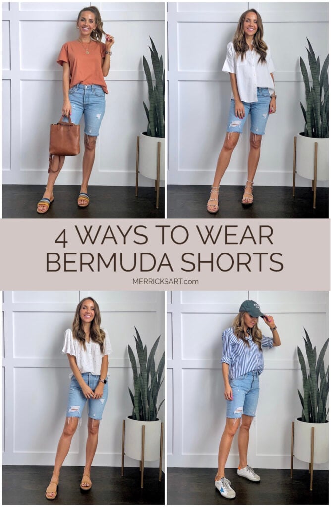 4 Cute Bermuda Shorts Outfit Ideas Merrick's Art