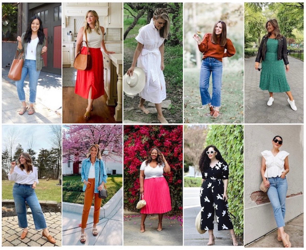 favorite bloggers with different body types