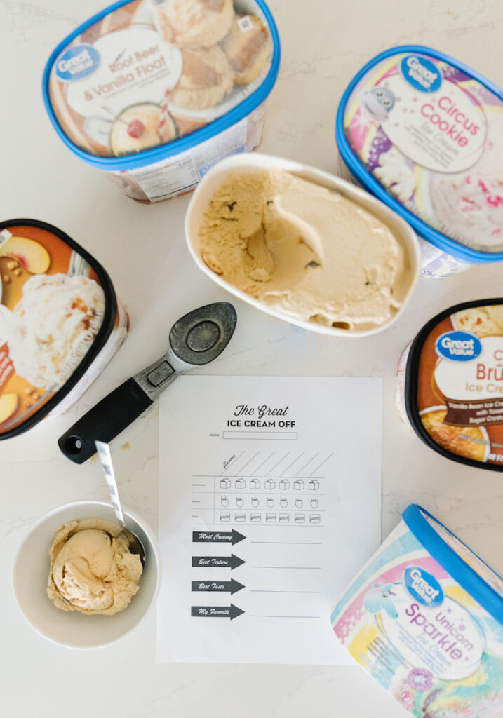 ice cream taste test