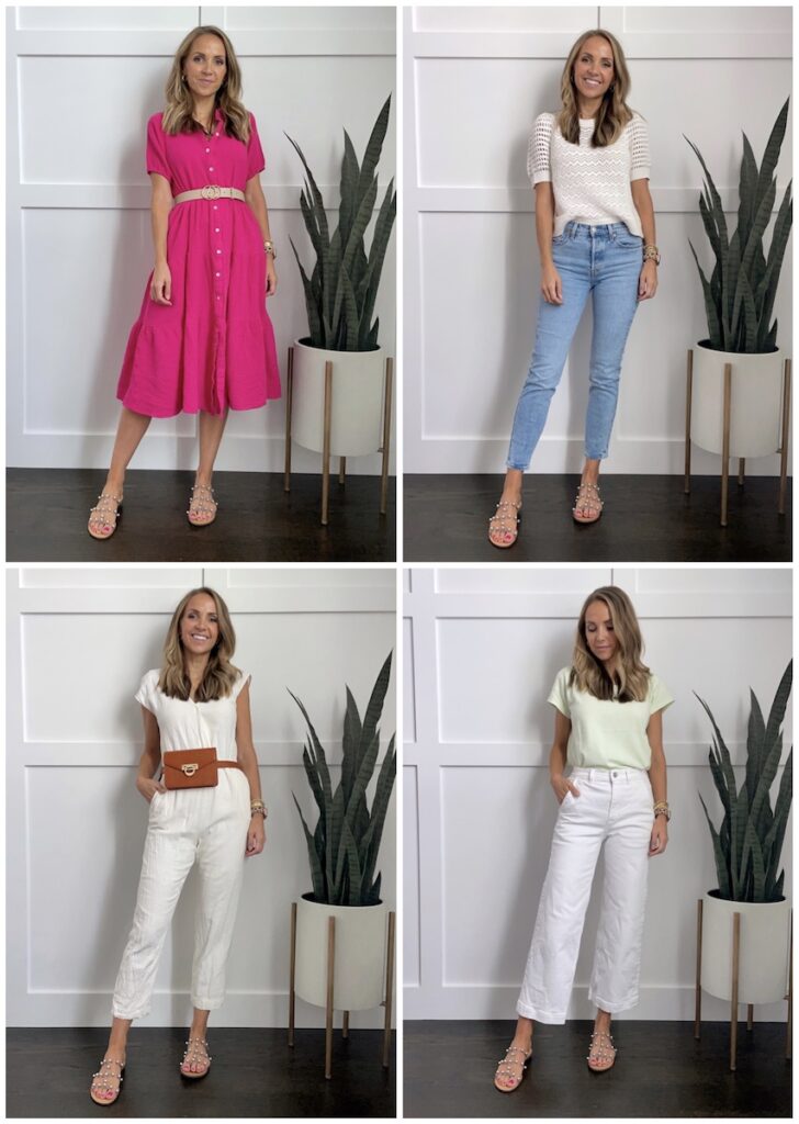 4 ways to wear studded sandals