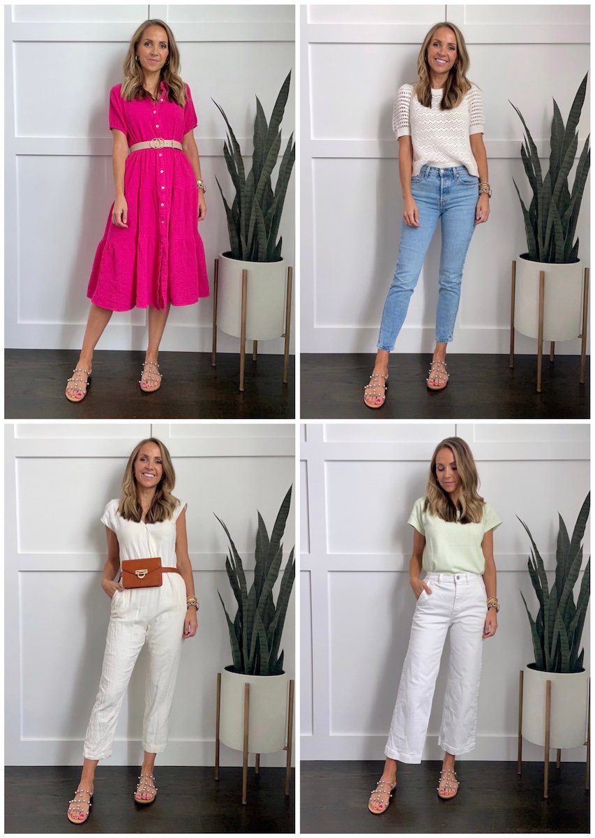 4 ways to wear studded sandals