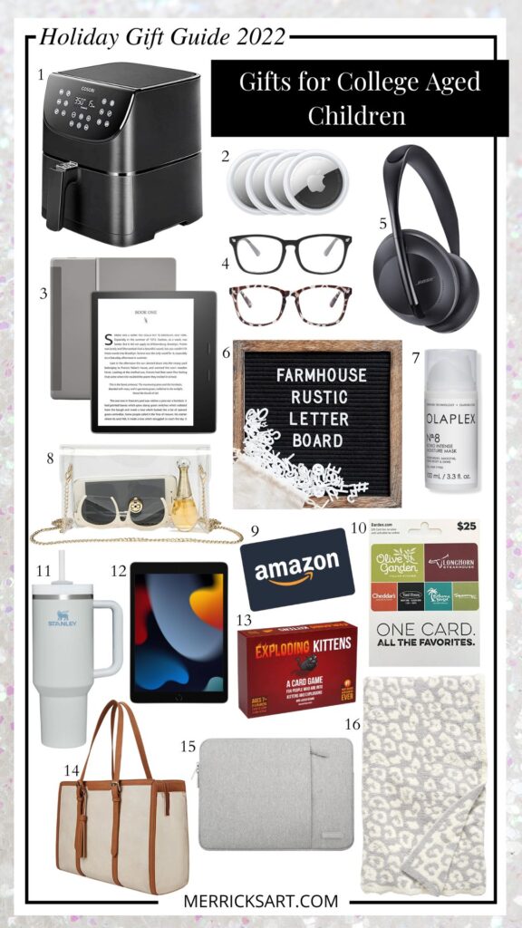 Holiday Gift Guide- College Kids