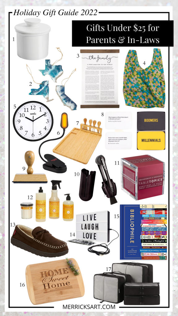 Gifts Under 25 for Parents and Grandparents