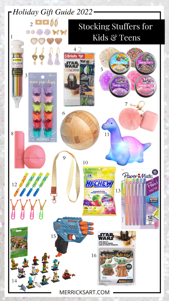 Stocking stuffers for Kids and Teens