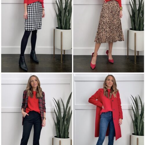 4 Cute Red Sweater Outfits LaptrinhX / News