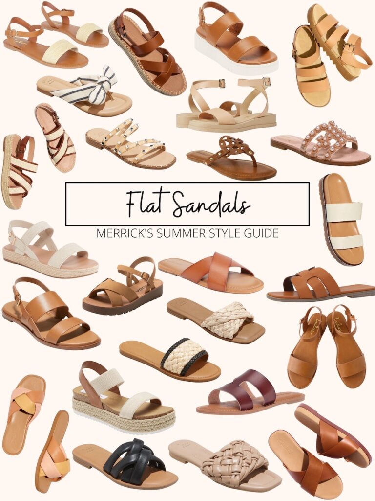 flat sandals for summer