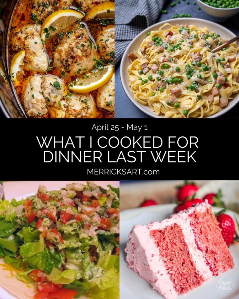 Dinner Ideas: Weekly Menu, April 25 - May 1 - Get My Menu!