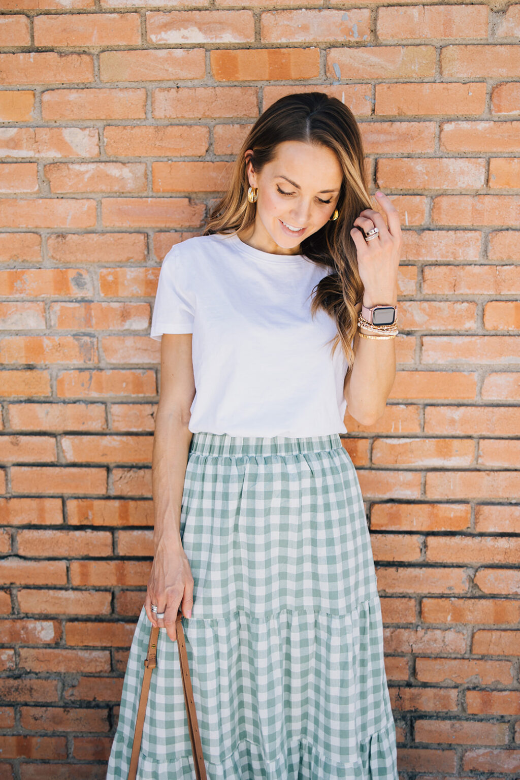 What Does It Mean For An Outfit To Be Flattering Merrick S Art Maxi Skirt Gingham 1024x1536